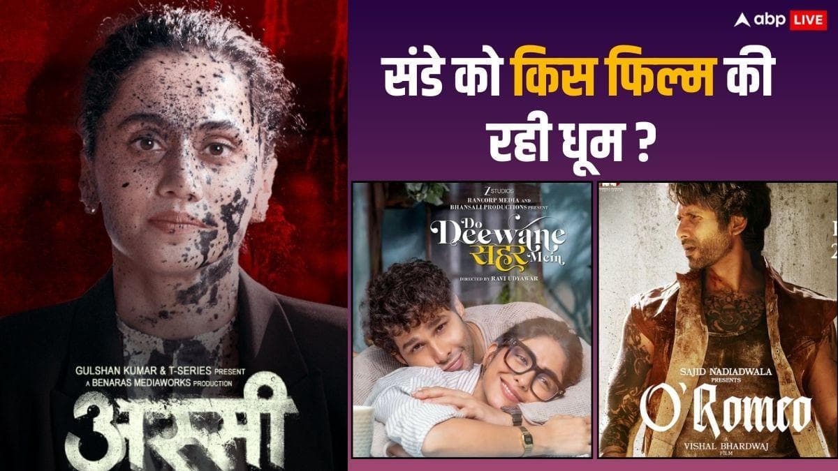 Sunday Box office: संडे को 'अस्सी' और 'दो दीवाने सहर मे' में दिखी कांटे की टक्कर, 'ओ रोमियो- 'बॉर्डर 2' ने भी किया कमाल, जानें- बाकी फिल्मों का हाल