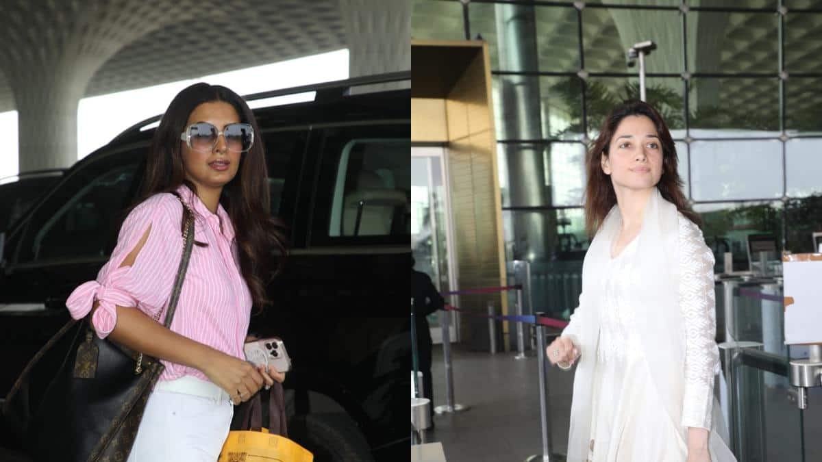 तमन्ना- गीता बसरा एयरपोर्ट पर हुई स्पोट सिंपल लुक में दिखी बेहद खूबसूरत