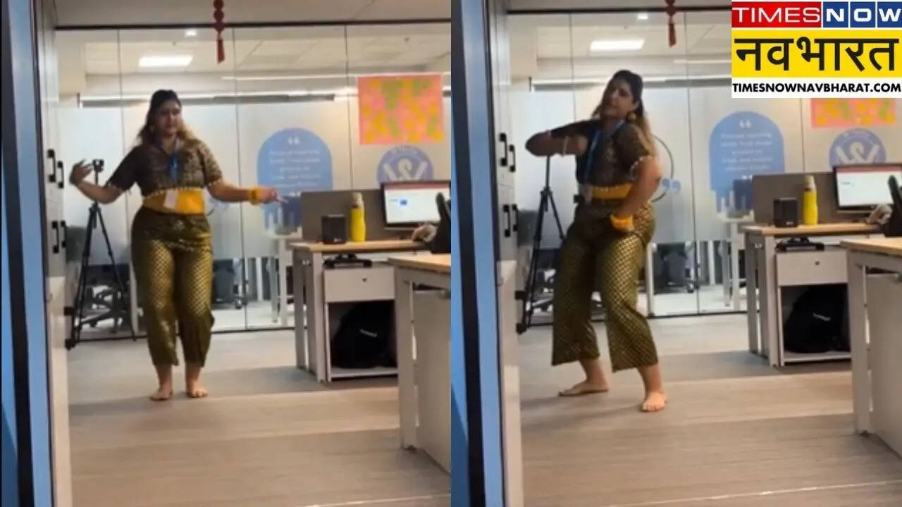 'कमली-कमली' गाने पर लड़की ने ऑफिस में किया बेहद ही कातिलाना डांस, Video से नहीं हट रही लोगों की नजर