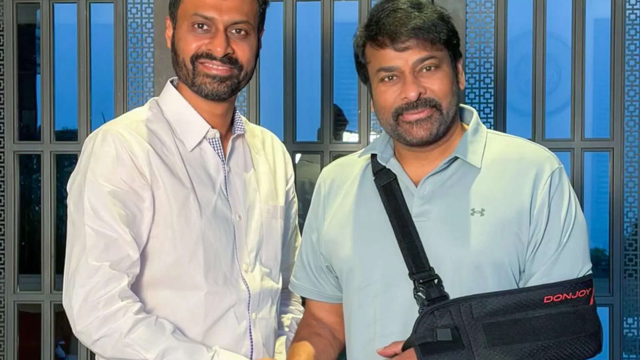 चिरंजीवी के हाथ में स्लिंग देख चिंतित हुए फैन्स, अभिनेता ने बताया हुई थी छोटी सी सर्जरी