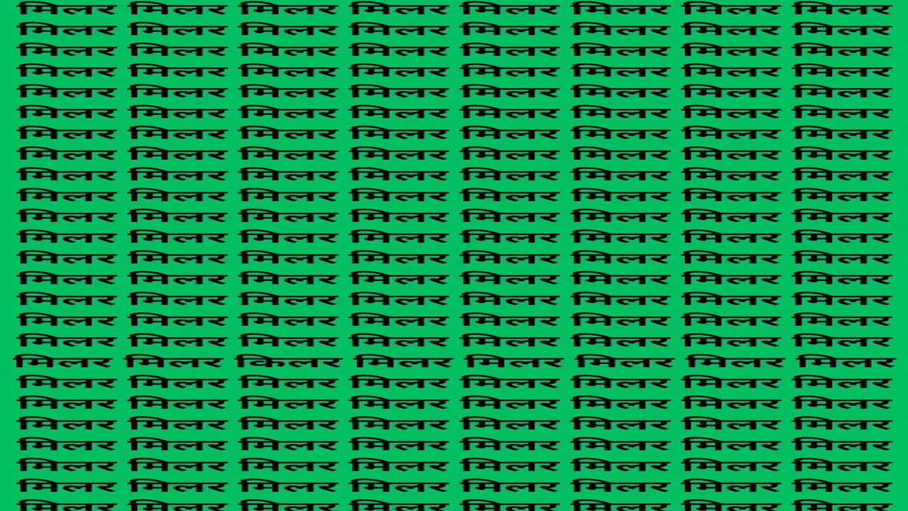 मिलर की भीड़ में कहां छिपा किलर, कोई जासूस की नजर वाला ही खोज पाएगा