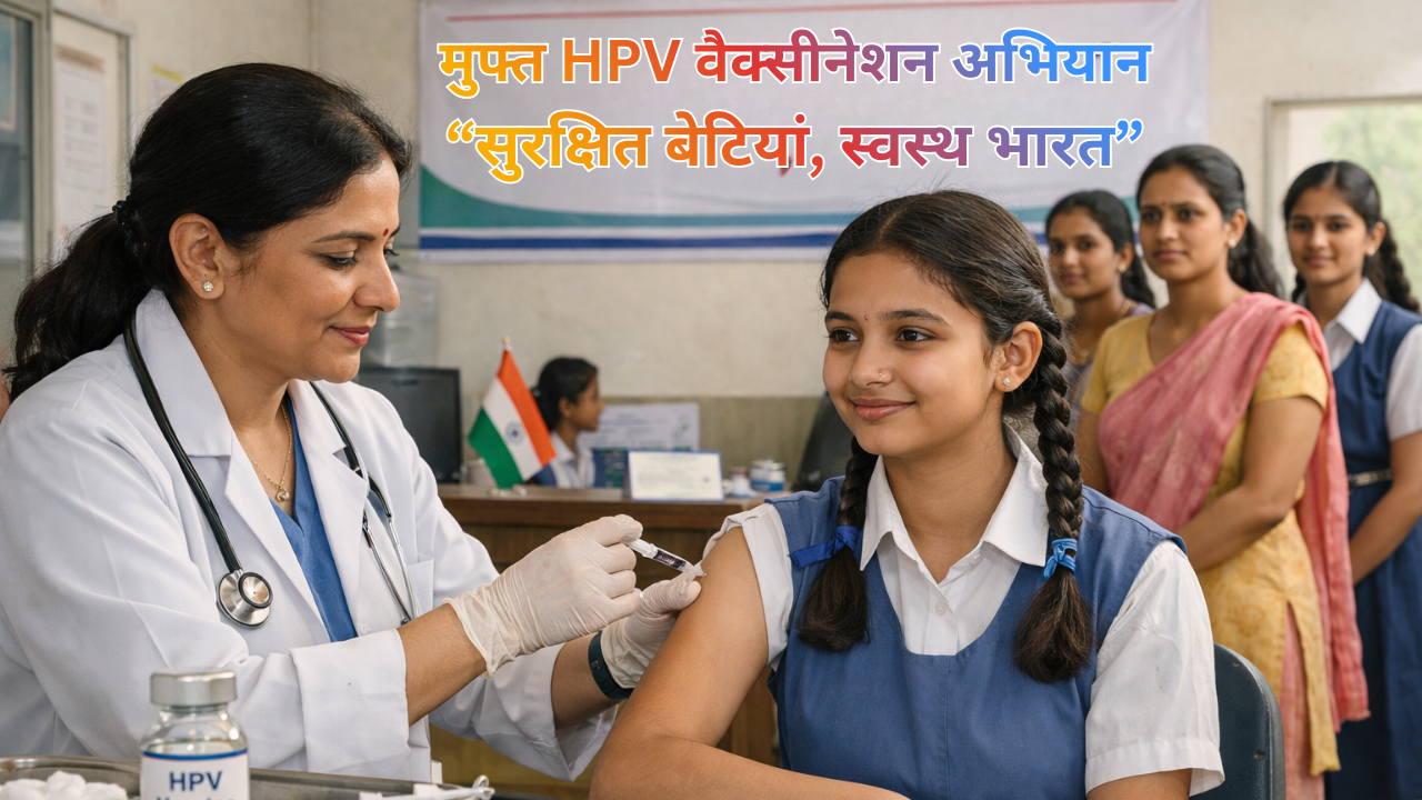 भारत की बेटियों को मिलेगी कैंसर की ढाल, 14 साल की लड़कियों को लगेगी फ्री HPV वैक्सीन, सरकार का बड़ा फैसला