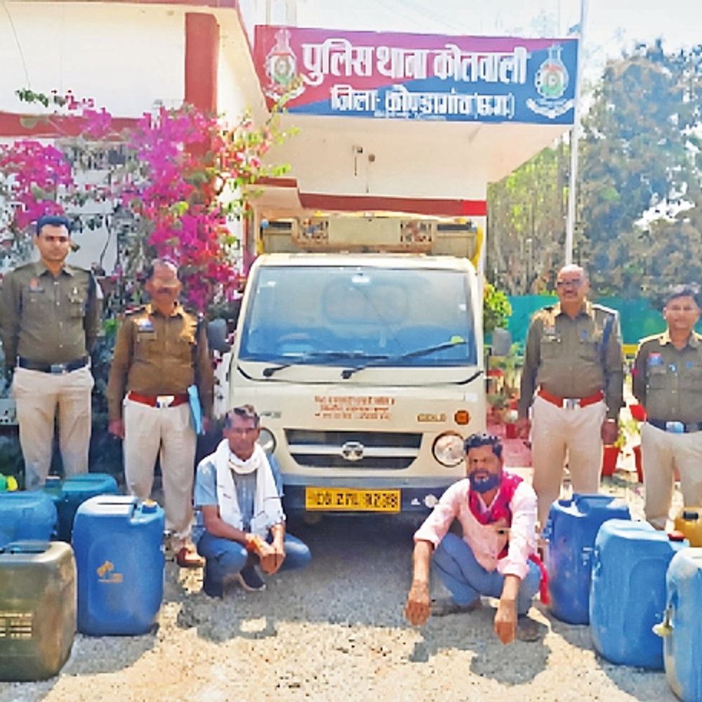 4.45 लाख का पेट्रोल-डीजल चोरी कर ढाबे से बेचने वाले 2 गिरफ्तार, मालवाहक भी जब्त