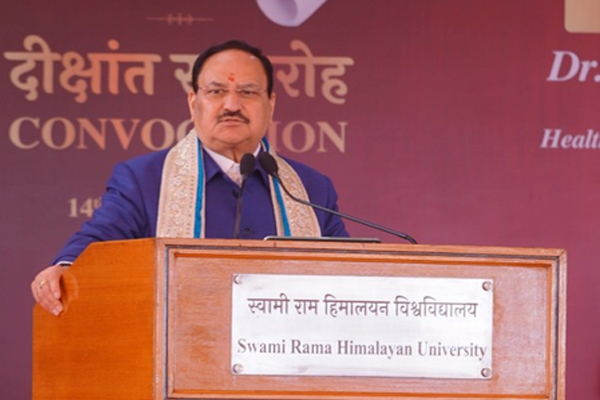 पिछले एक दशक में स्वास्थ्य सेवाओं पर जेब से होने वाले खर्च में काफी कमी आई: जेपी नड्डा