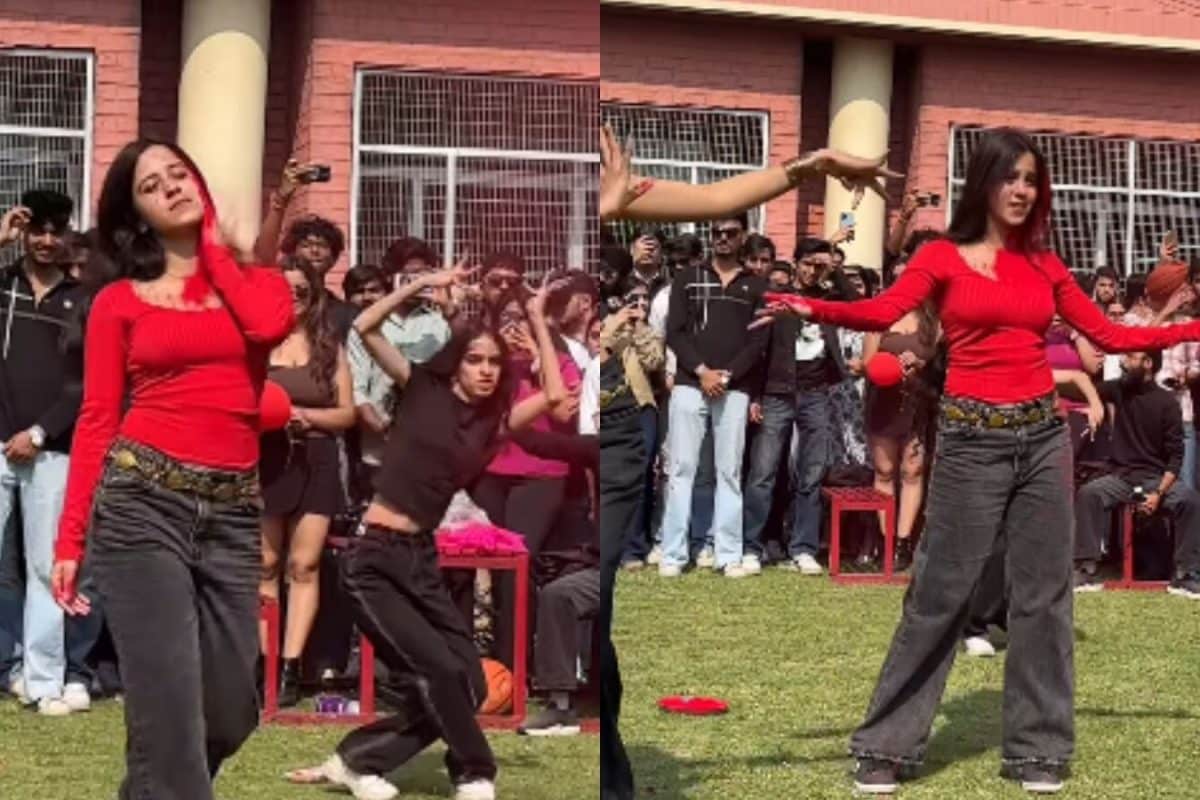 होली के रंग में रंगी लड़कियां , ‘Ram Chahe Leela’ गाने पर किया गजब डांस, झूम उठा पूरा कॉलेज कैंपस!