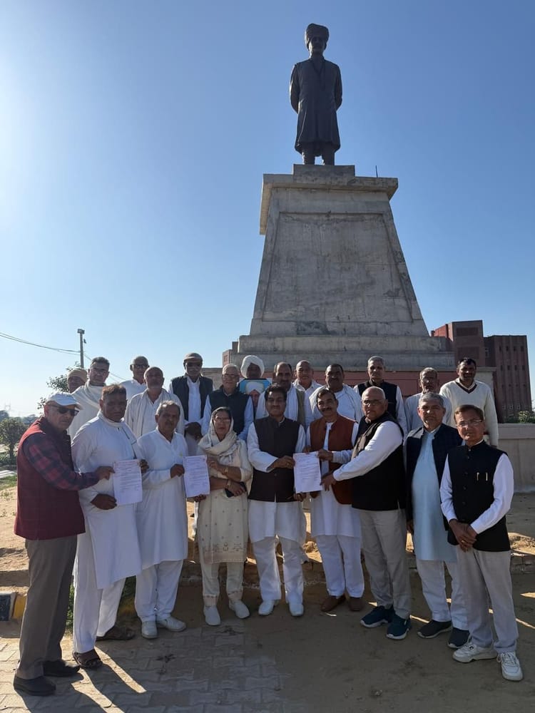 Rohtak News: बाबा मस्तनाथ नगर रेजिडेंट वेलफेयर एसोसिएशन के प्रधान बने सोमवीर