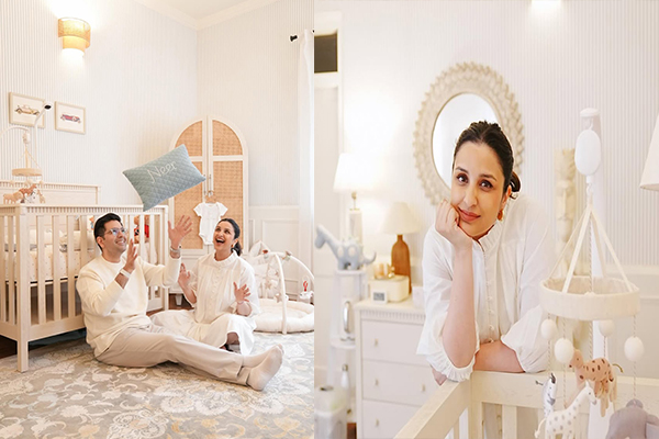 परिणीति चोपड़ा ने पहली बार दिखाई बेटे नीर की नर्सरी