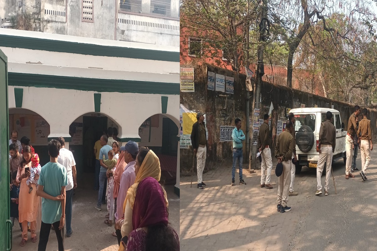 धनबाद में नगर निगम चुनाव के दौरान प्रत्याशी समर्थकों में झड़प, बूथ पर मची अफरा-तफरी