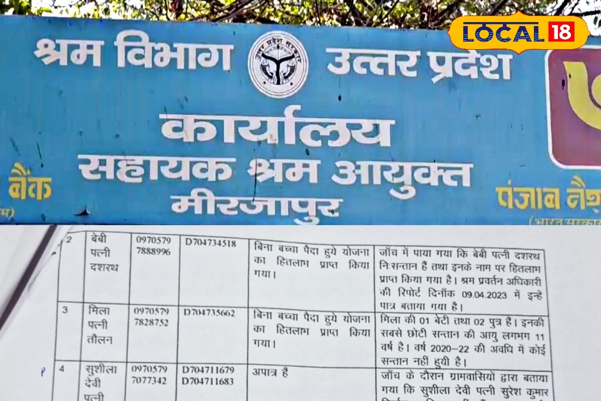 बिना बेटी वालों को पुत्री विवाह स्कीम के 55 हजार, उधर नि:संतान उठा रहे मातृत्व योजना का लाभ, मिर्जापुर में ये कैसा खेल!