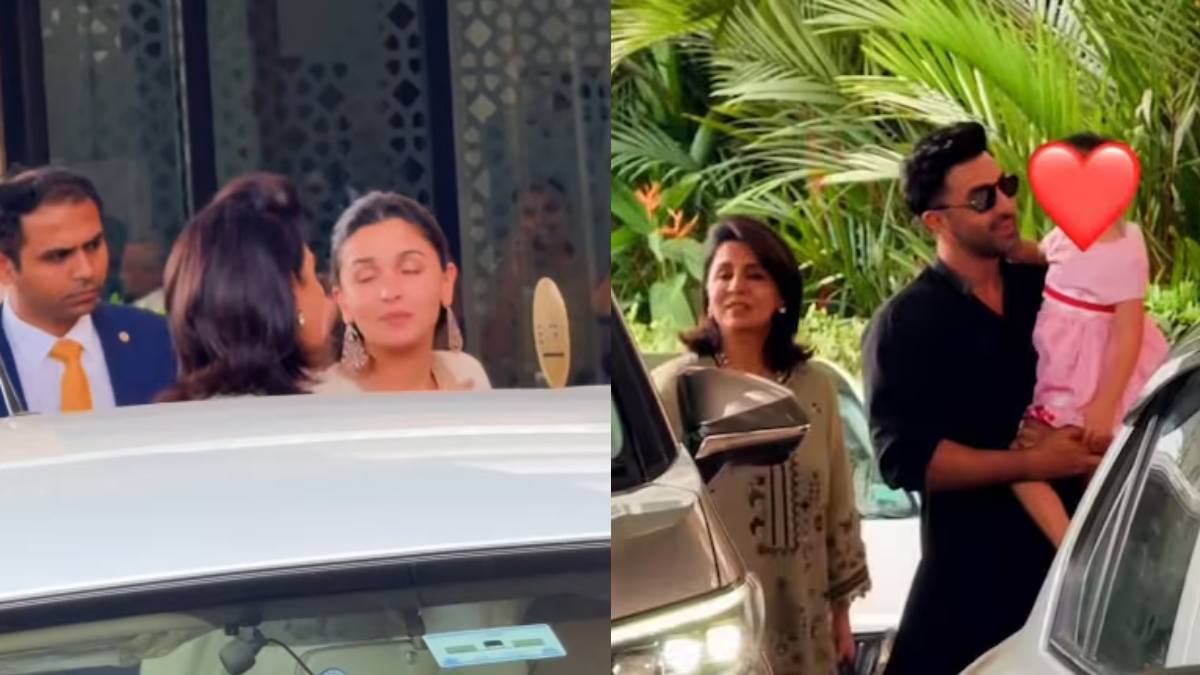 पापा रणबीर की गोद में दिखी राहा, मम्मी आलिया और दादी नीतू की चल रही थी चिटचैट, वीडियो में दिखा क्यूट फैमिली मोमेंट