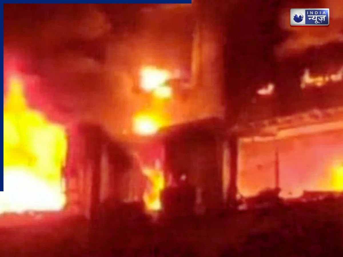 दिल्ली के रणहौला के एक स्कूल में लगी भयानक आग, गार्ड रूम में जलकर वॉचमैन की दर्दनाक मौत