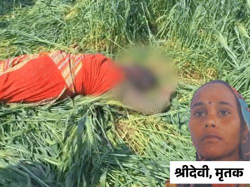 अवैध संबंध उजागर होने के डर से महिला की हत्या:हरदोई में फावड़े से गला काटा, जेठानी की बहन के साथ आपत्तिजनक हालत में देख लिया था