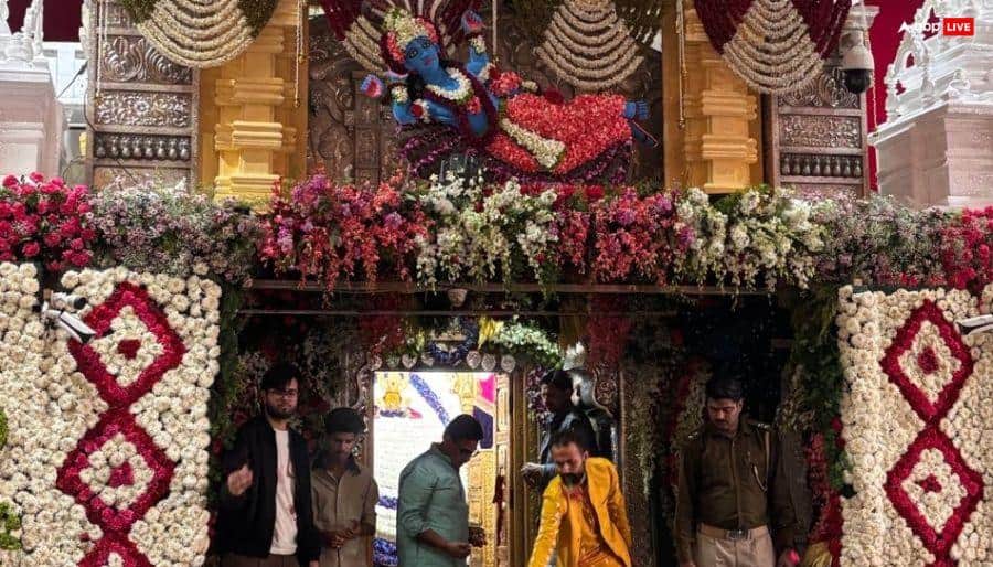 Khatu Shyam Mandir: खाटू श्याम का दरबार विदेशी फूलों, 11 हजार डमरूओं से सजा, देखें VIDEO