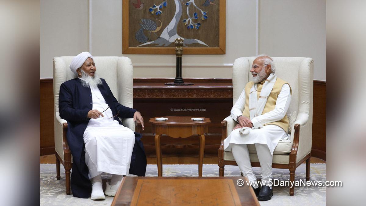 नरेंद्र मोदी ने इंडियन ग्रैंड मुफ्ती कंथापुरम एपी अबूबकर मुसलियार से की मुलाकात