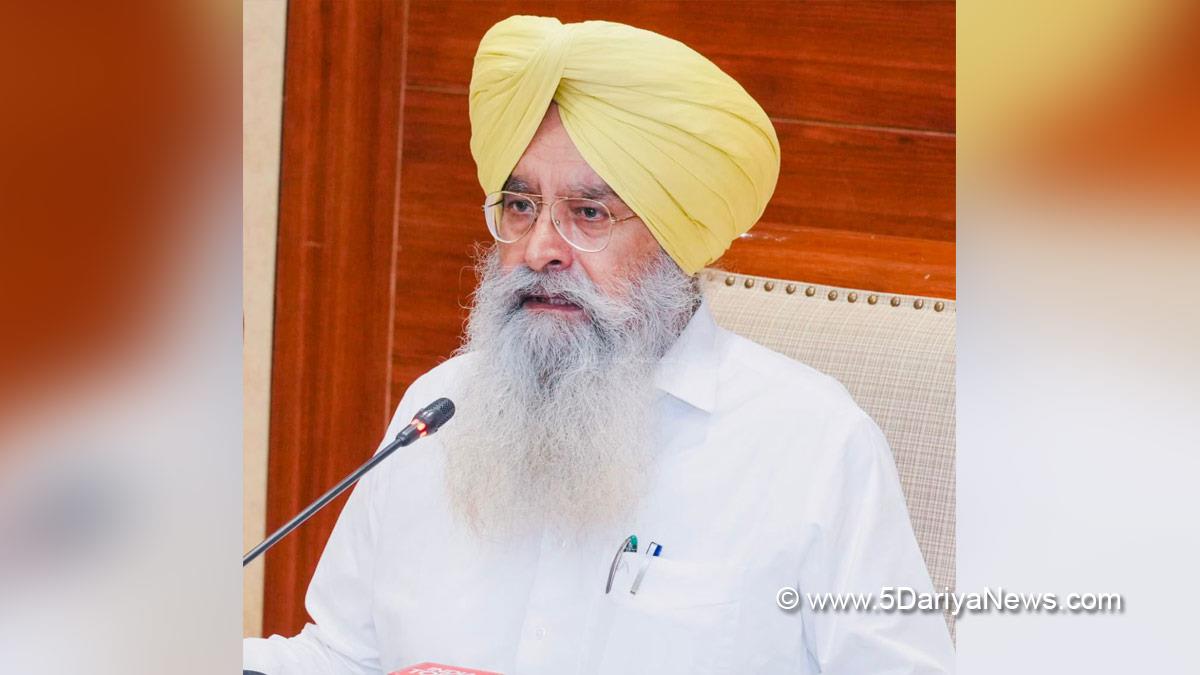 पंजाब सरकार द्वारा फ़सल अवशेष प्रबंधन मशीनों के लिए 5358 लाभपातरियों को 395 करोड़ रुपए की सब्सिडी जारी: गुरमीत खुड्डियां