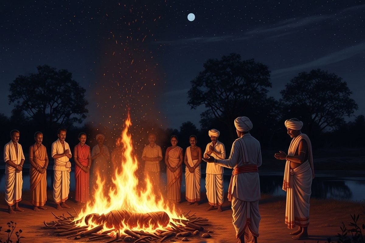 रात में क्यों नहीं करते अंतिम संस्कार, गरुड़ पुराण में बताई वजह, जानें शव को क्यों नहीं छोड़ते अकेला?