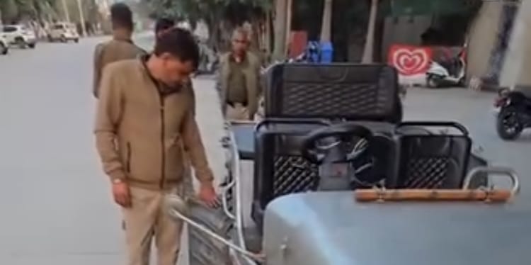 Karnal News: मोडीफाइड जीप का 24 हजार रुपये का चालान