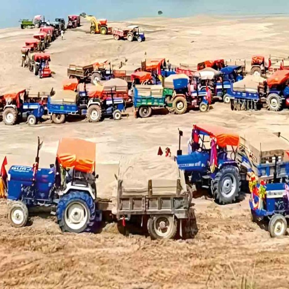 रेत माफिया-पुलिस गठजोड़ का खुलासा:एंट्री वसूली रेत कांड का ऑडियो वायरल; 7 पुलिसकर्मी निलंबित