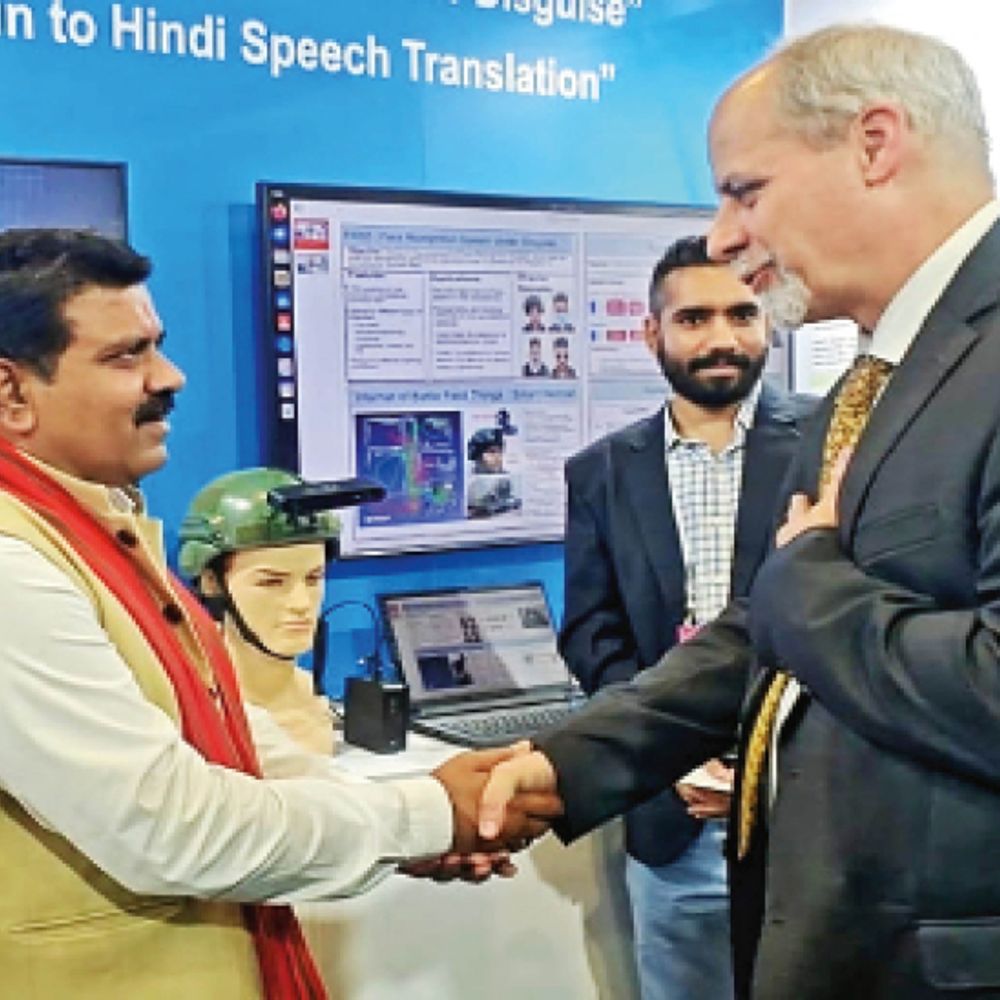 इंडिया-एआई इम्पैक्ट समिट में पहुंचे उपमुख्यमंत्री:शर्मा ने कहा - डिजिटल नवाचारों के जरिए सुशासन होगा सशक्त