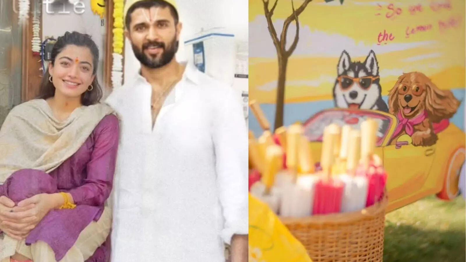 रश्मिका मंदाना और विजय देवरकोंडा की शादी में प्राइमल थीम, पंचतत्व से जुड़े रस्म-रिवाज, होली जैसी हुई हल्दी