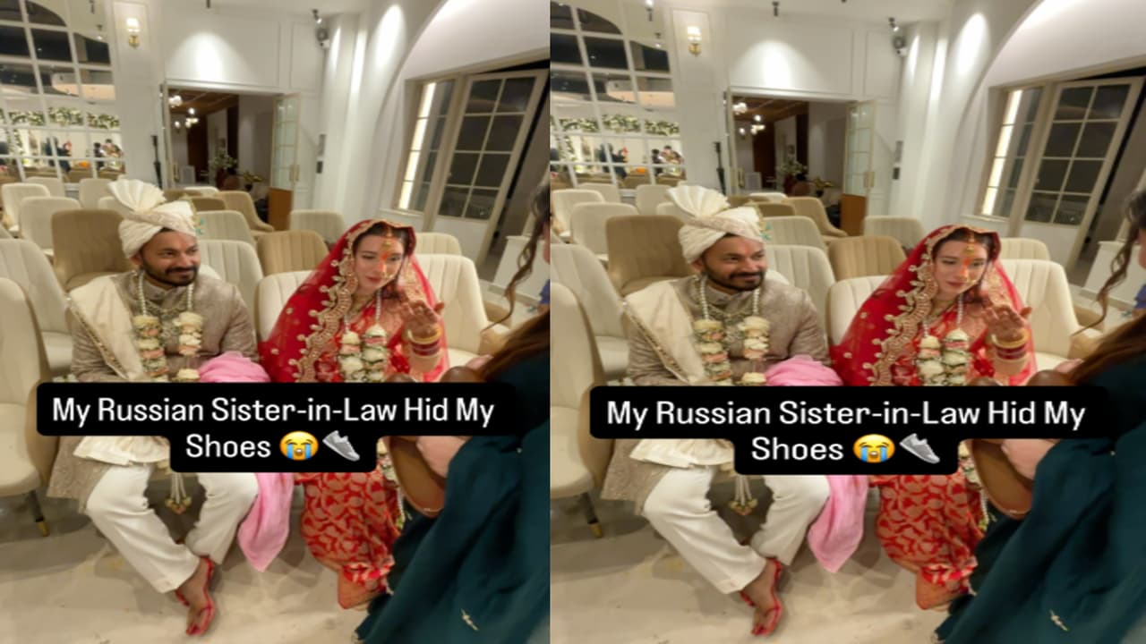 Joota Chupai Ceremony Video: रशियन दुल्हन की बहन का जूता चुराई में गजब डिमांड, जीजा ने 3 हाथी देने का किया वादा