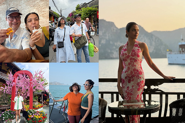 मम्मी-पापा की 40वीं सालगिरह पर 'टूर गाइड' बनीं श्रिया पिलगांवकर, वियतनाम में मनाया जश्न