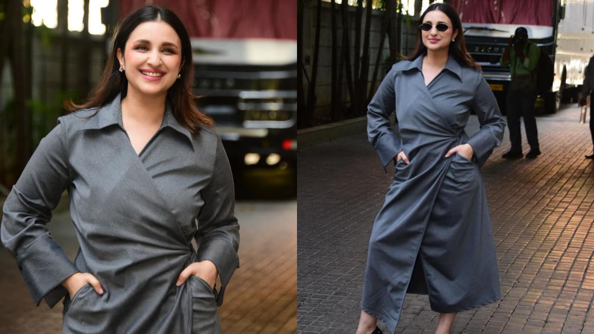 ग्रे आउटफिट और सनग्लासेस में परिणीति चोपड़ा का दिखा स्टाइलिश अंदाज, बेटे के जन्म के बाद काम पर लौटीं