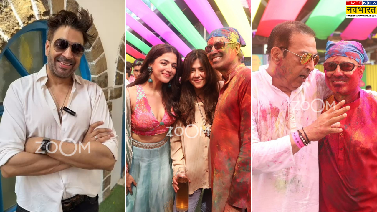 Times Group MD Vineet Jain's Holi Party 2026: विनीत जैन ने बॉलीवुड सेलेब्स संग मनाई होली, वामिका-दिव्या ने खूब जमाया रंग