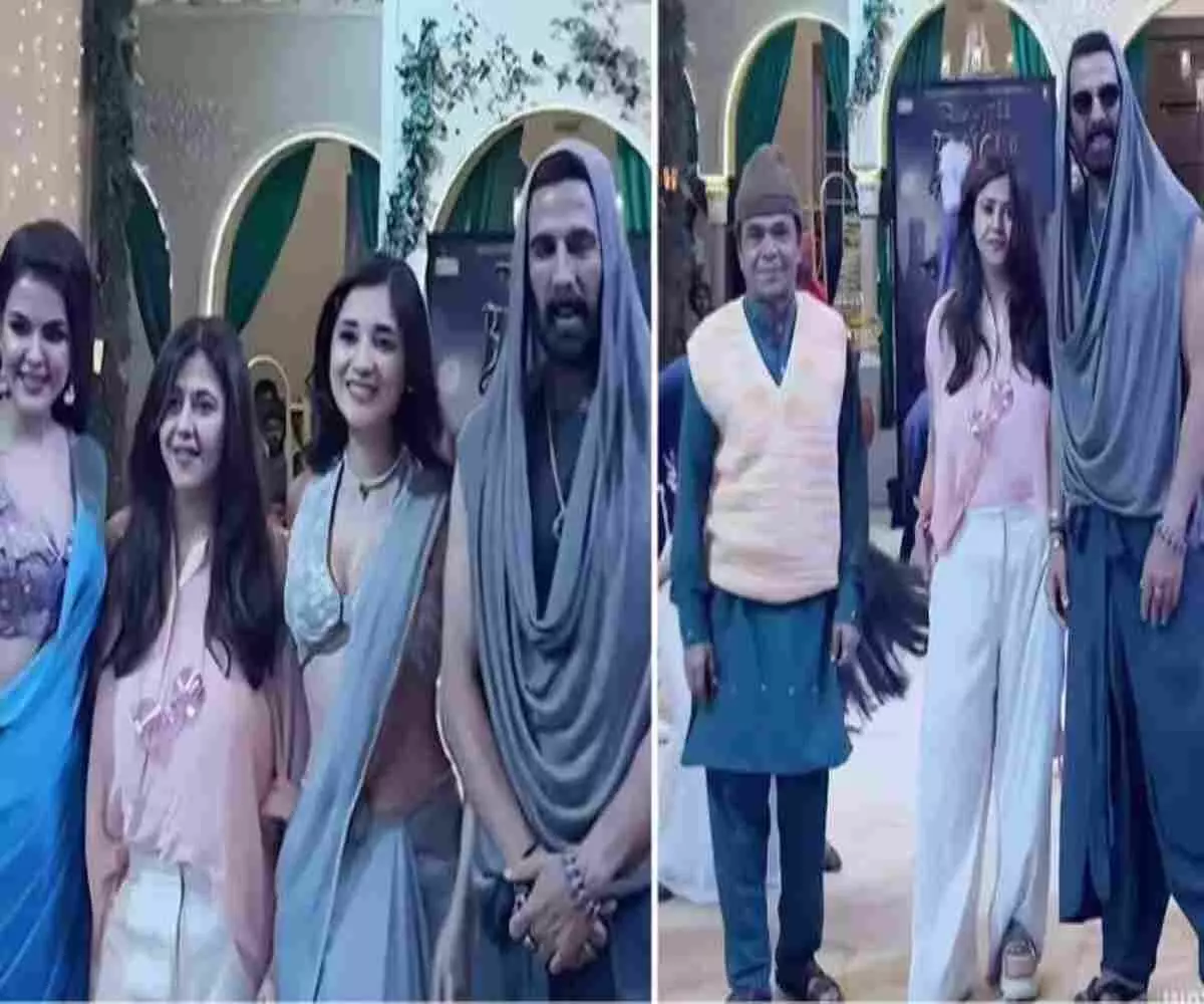 TV पर खिलाड़ी कुमार की एंट्री: 'नागिन 7' के सेट पर महानाग बने अक्षय कुमार, 'भूत बंगला' के प्रमोशन के लिए हाथ मिलाया