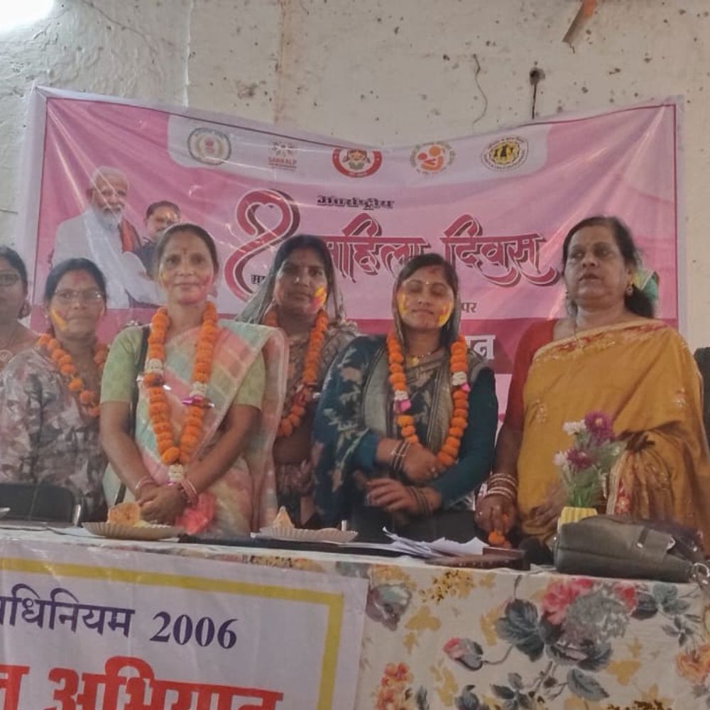 सीपत में 292 महिलाओं का सम्मान किया गया