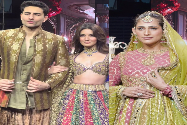 कैंसर मरीजों के लिए रैंप पर उतरे इब्राहिम अली खान, प्रतिभा रांटा और कुब्रा सैत