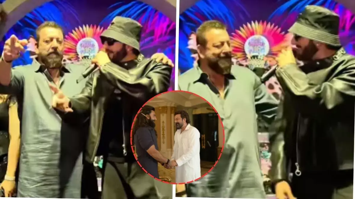 धुरंधर के को-स्टार रणवीर सिंह-संजय दत्त ने एक पार्टी में 'अरी अरी' पर वाइब दी