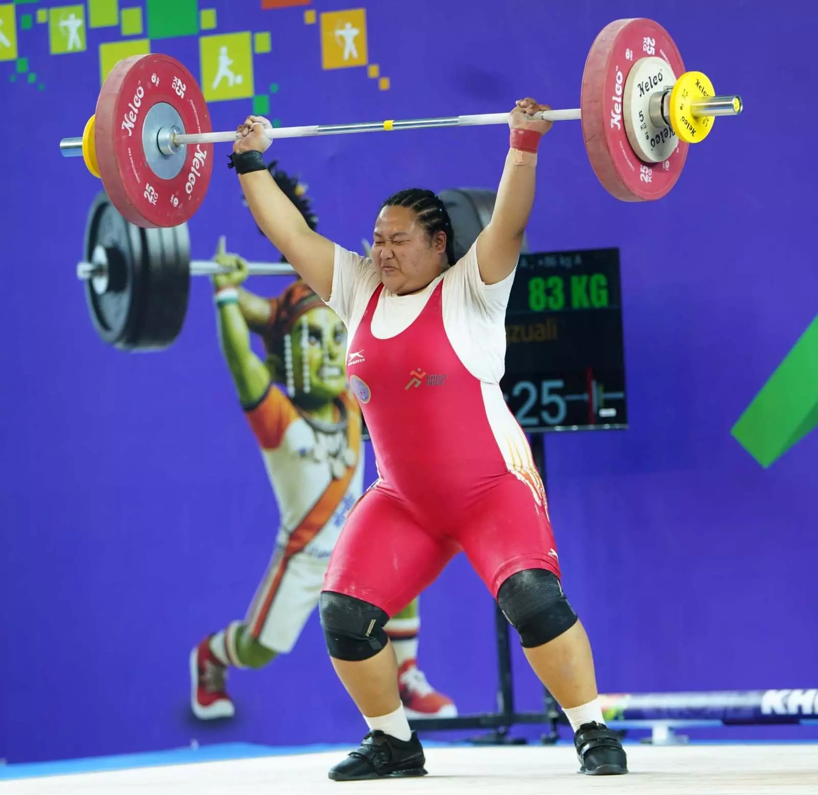 खेलो इंडिया ट्राइबल गेम्स 2026, महिला 86 किग्रा वेटलिफ्टिंग में मिजोरम की ज़ोसांगज़ुआली ने जीता स्वर्ण