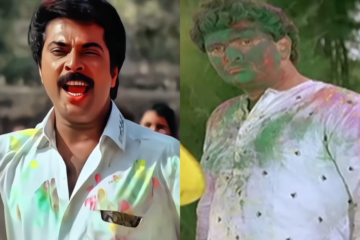 नदीम-श्रवण का सुपरहिट होली सॉन्ग, झूमकर नाचे ममूटी, ऋषि कपूर ने हसीना संग खेला रंग-गुलाल, सानू-अलका ने दी आवाज