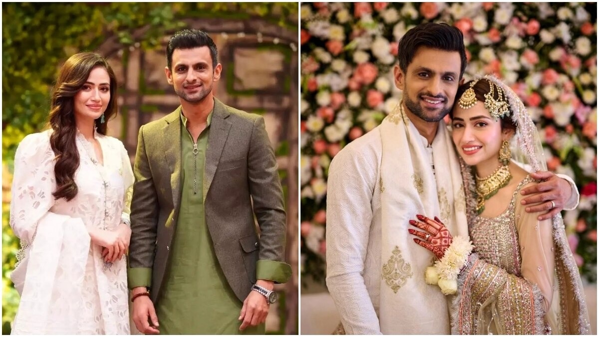 PAK क्रिकेटर शोएब मलिक की पत्नी ने उड़ाई खिल्ली, TV पर दिखाया टशन