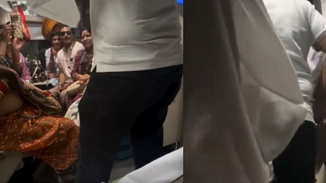 ट्रेन के कोच में डांस-रील बनाता रहा परिवार, यात्री ने रेलवे से मांगी मदद