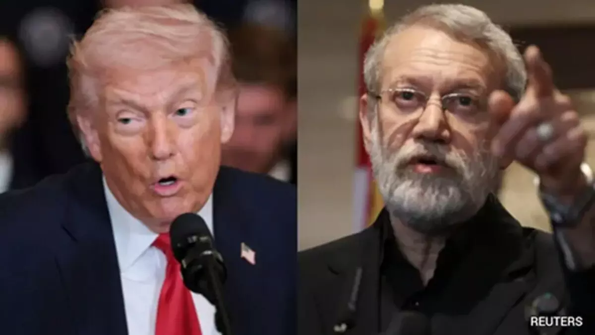 'ट्रंप को कीमत चुकानी पड़ेगी', ईरान के शीर्ष अधिकारी लारीजानी की अमेरिका को खुली चेतावनी