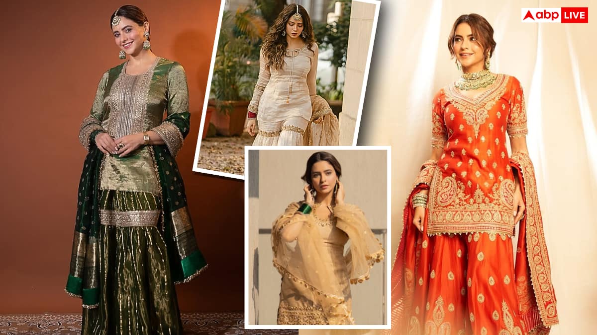 इफ्तार पार्टी के लिए परफेक्ट हैं आमना शरीफ के ये शरारा लुक्स, आप भी कर सकती हैं फॉलो