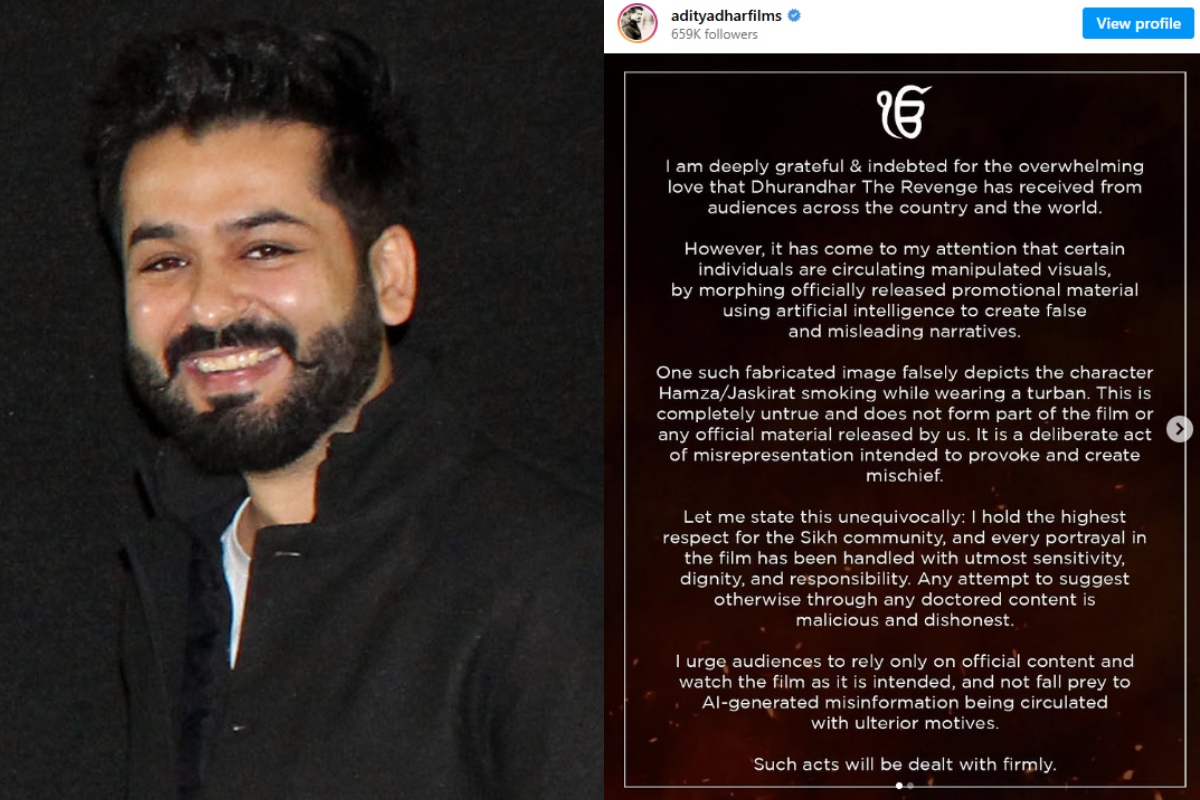 आदित्य धर ने बताया रणवीर के पगड़ी और सिगरेट सीन का सच, AI वीडियो पर जताई नाराजगी
