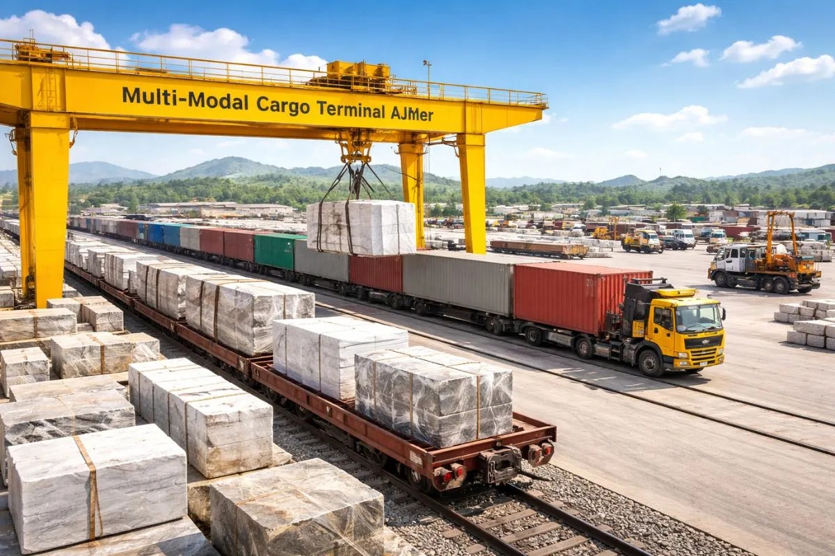 Ajmer: मल्टी-मॉडल कार्गो टर्मिनल से बदलेगी तस्वीर, उद्योगों की सीधी बंदरगाह से कनेक्टिविटी