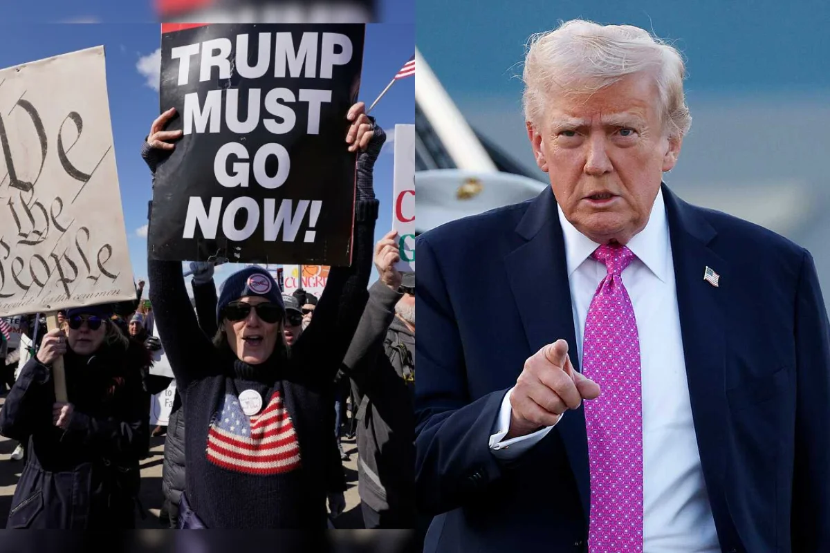 Donald Trump के खिलाफ घर में बगावत! सड़कों पर उतरे लाखों लोग, अमेरिका में सियासी भूचाल से हड़कंप! जानें सबकुछ