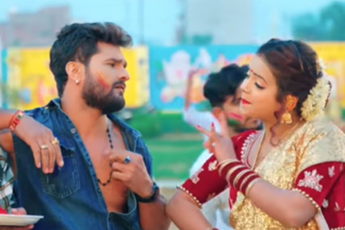 ‘पिचकारी लाम देवरू’ से खेसारी ने बढ़ाया होली का तापमान, भाभी संग दिखी केमिस्ट्री