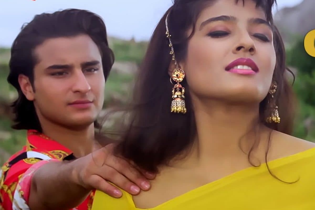 कुमार सानू-बेला का रोमांटिक गाना, 6.51 मिनट तक रवीना टंडन-सैफ अली खान ने वादियों में किया रोमांस, हिट है सॉन्ग