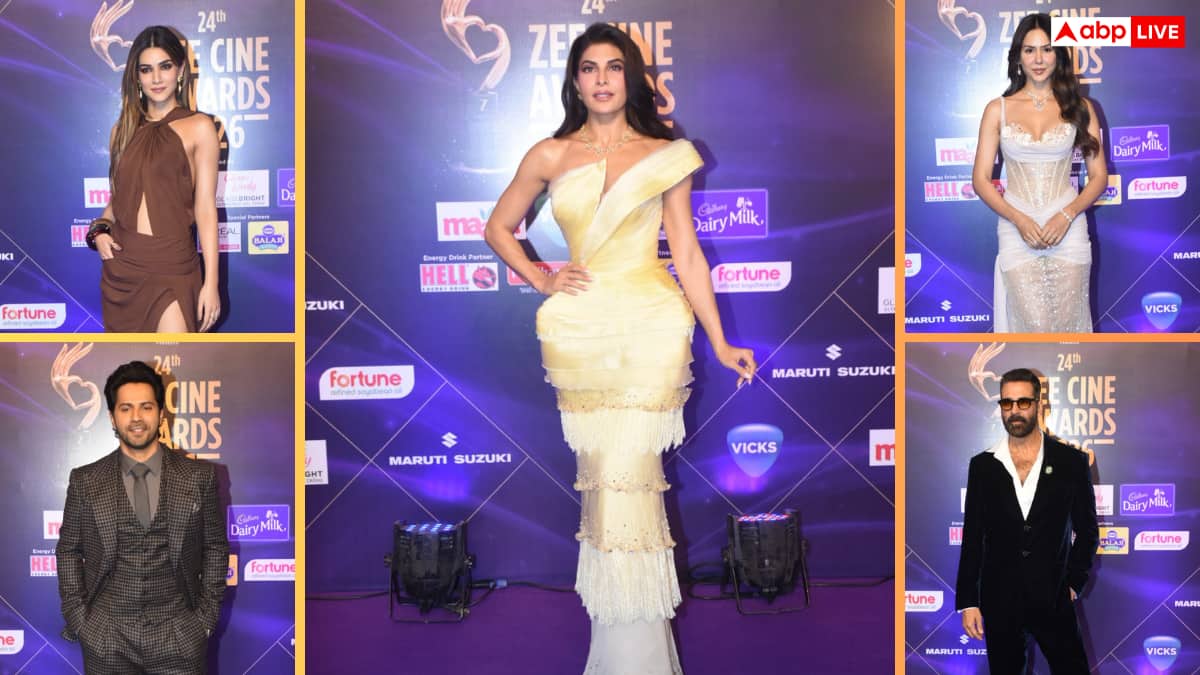 ब्लैक सूट-बूट में अक्षय ने लूटी महफिल, कृति सेनन ने ग्लैमरस अंदाज से गिराई बिजलियां, देखें अवॉर्ड सेरेमनी से सेलेब्स की तस्वीरें