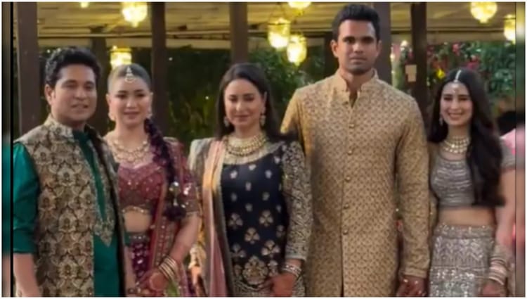 Arjun-Saaniya Wedding: अर्जुन-सानिया की मेहंदी सेरेमनी में कौन-कौन पहुंचे? पत्नी के साथ दिखे कई दिग्गज खिलाड़ी