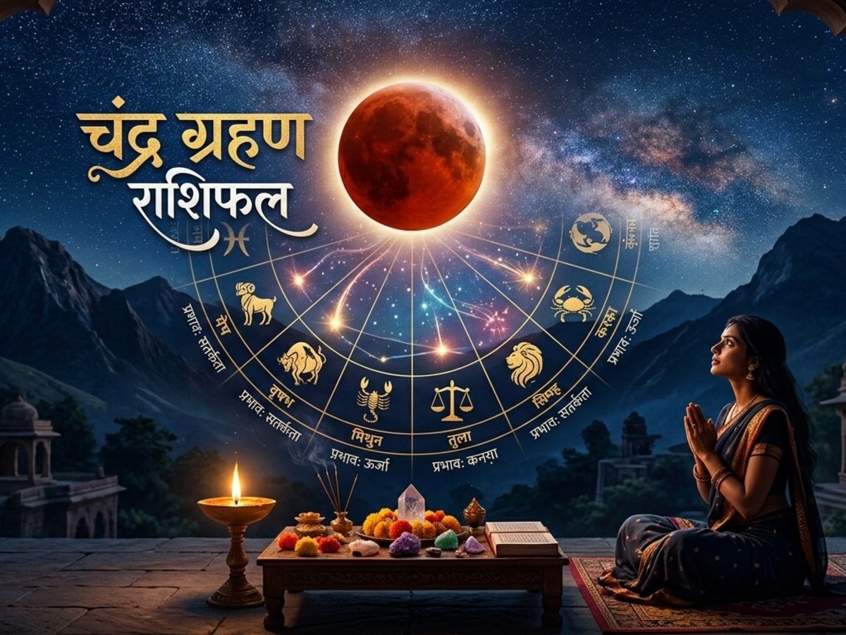 चंद्र ग्रहण राशिफल: 3 घंटे बाद लगेगा चंद्र ग्रहण आज, जानें मेष राशि से लेकर मीन राशि पर प्रभाव