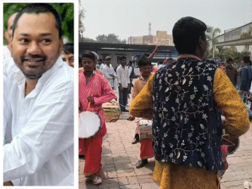 निशांत की JDU में एंट्री की 10 तस्वीरें:क्रॉक्स चप्पल पहनकर पहुंचे, कार्यकर्ता हाथी-घोड़े, ऊंट लाए; नीतीश की स्टाइल में लोगों का अभिवादन किया