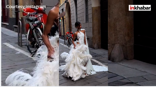 Nancy Tyagi: डिजाइनर्स का बाप है ये लड़की! सोशल मीडिया पर छाई नेंसी त्यागी की लेटेस्ट फर वाली ड्रेस!