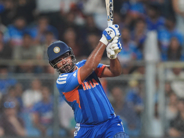 अक्षर-शिवम के कैच से पलटा मैच:कप्तान ब्रूक ने सैमसन का कैच 15 रन पर छोड़ा, धोनी-रोहित मुकाबला देखने पहुंचे; मोमेंट्स