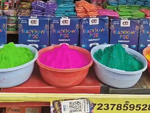 रायपुरियंस में चढ़ी होली की खुमारी:गली मोहल्लों में रंग-बिरंगे कलर और पिचकारियों के बीच मनेगी होली, पुलिस करेगी ड्रोन से निगरानी